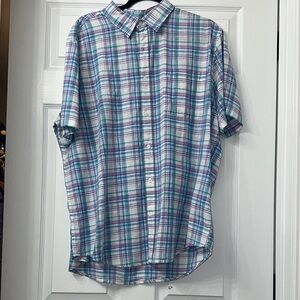 Men's Plaid Short Sleeve Shirt